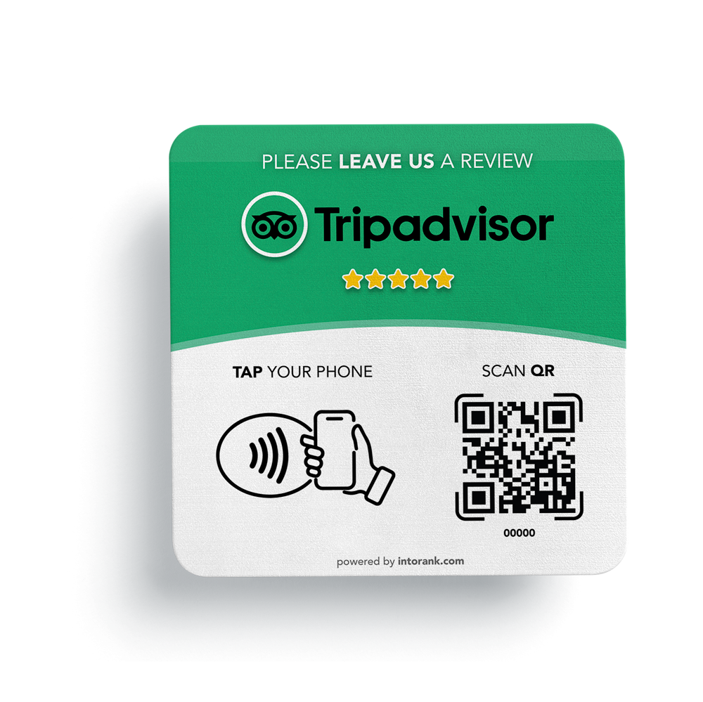 Placa de clasificación de Tripadvisor +Reseñas