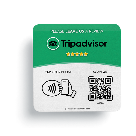 Placa de clasificación de Tripadvisor +Reseñas