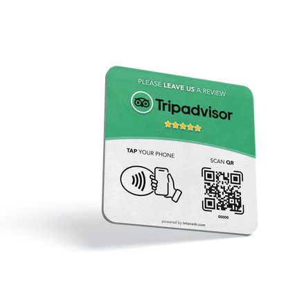 Placa de clasificación de Tripadvisor +Reseñas